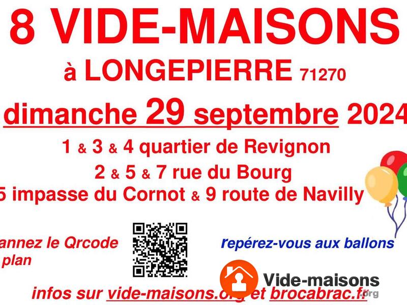 3ème Vide Maisons de Longepierre 71270 (8 maisons)