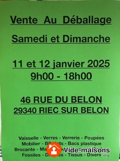 Photo du vide-maison Vente au Déballage