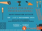 Photo Vente matériel professionnel suite cessation d’activité à Saint-Aubin-sur-Yonne