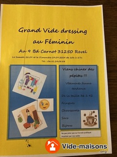 Photo du vide-maison Vide dressing