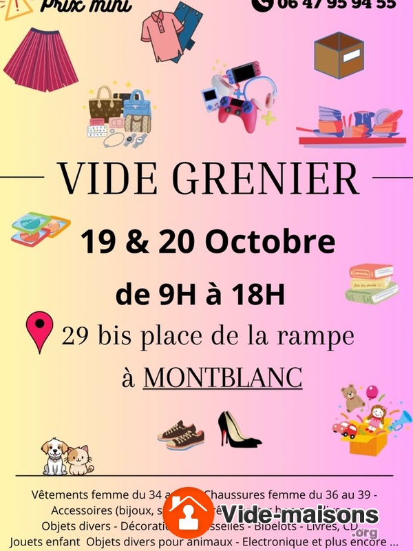 Vide dressing, vide grenier, vide maison..