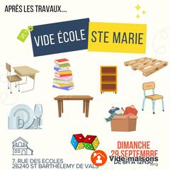 Photo du vide-maison Vide école (suite travaux de rénovation)