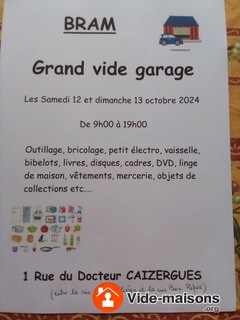 Photo du vide-maison Vide garage