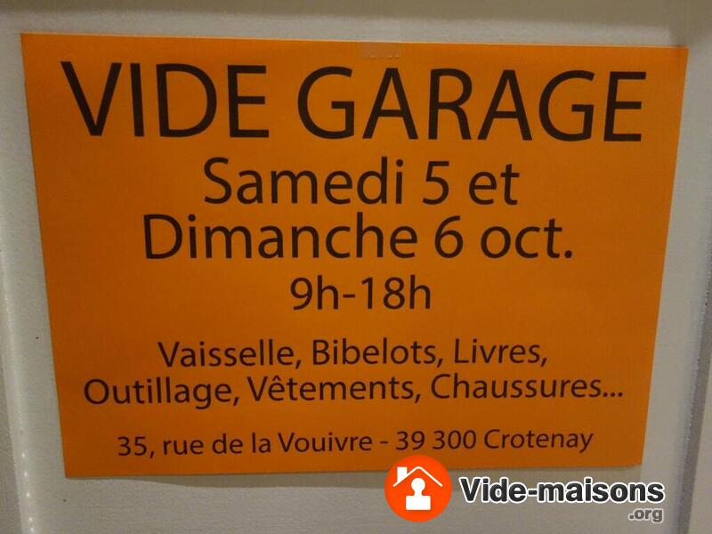 Vide garage