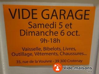 Photo du vide-maison Vide garage