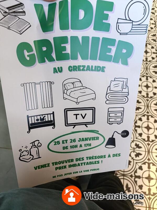 Vide grenier au Grezalide