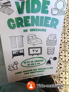 Photo du vide-maison Vide grenier au Grezalide