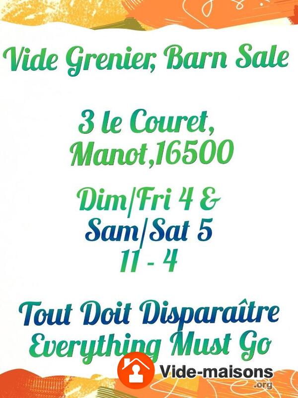 Vide Grenier, Barn Sale