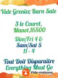 Vide Grenier, Barn Sale