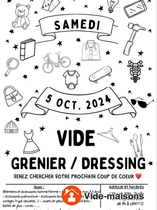 Vide grenier et dressing à Fontenay sous bois