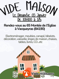 Photo du vide-maison Vide grenier Vacqueyras