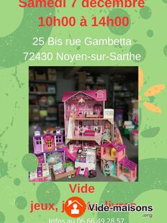 Photo du vide-maison Vide jeux, jouets, livres