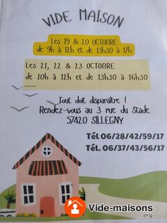 Photo du vide-maison Vide maison 57420 Sillegny