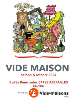 Photo du vide-maison Vide maison