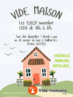 Photo du vide-maison Vide maison