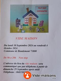 Photo du vide-maison Vide maison