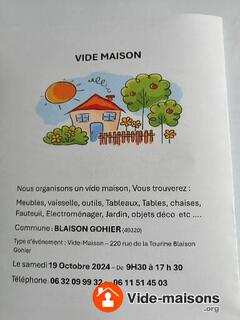 Photo du vide-maison Vide maison