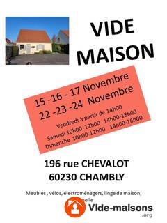 Photo du vide-maison Vide maison