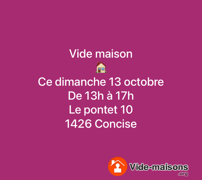 Vide maison