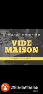 Photo du vide-maison Vide maison