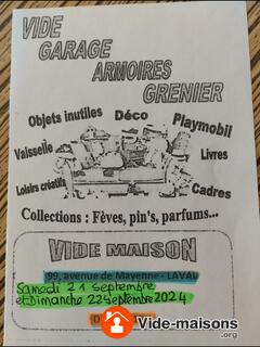 Photo du vide-maison Vide maison