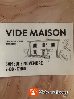 Photo du vide-maison Vide maison