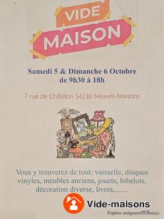 Photo du vide-maison Vide Maison