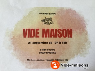 Photo du vide-maison Vide maison