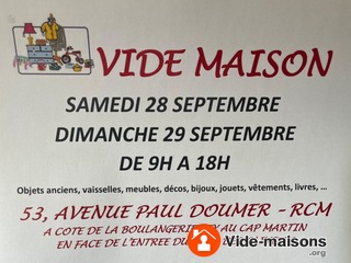 Photo du vide-maison Vide maison