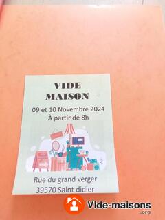 Photo du vide-maison Vide maison