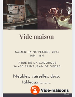 Photo du vide-maison Vide maison