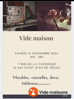 Photo du vide-maison Vide maison