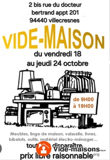 Photo du vide-maison Vide maison