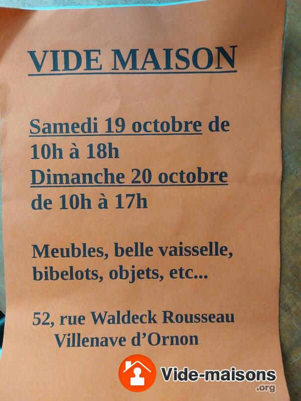 Vide maison