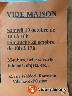 Photo du vide-maison Vide maison