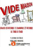 Vide maison, cave et remise.