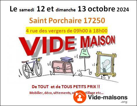 Vide maison et atelier