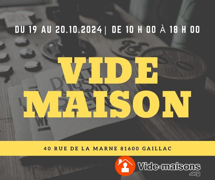 Vide maison Gaillac