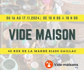 Photo du vide-maison Vide Maison Gaillac