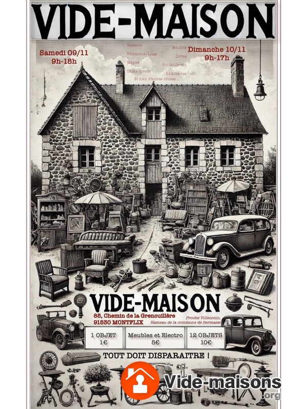 Vide maison géant