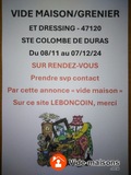 Vide maison grenier et dressing