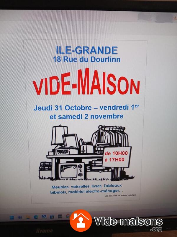 Vide maison a l'ile-grande