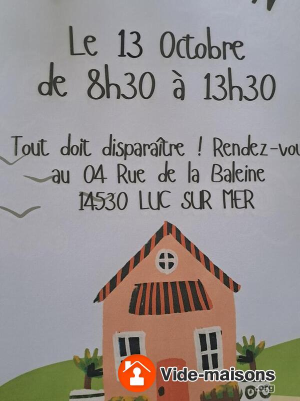 Vide maison LUC SUR MER