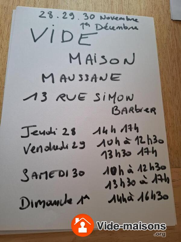 Vide-maison Maussane