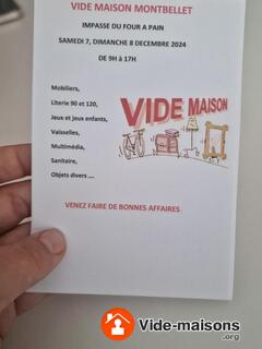 Photo du vide-maison Vide maison Montbellet