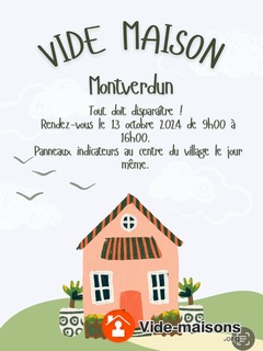 Photo du vide-maison Vide maison Montverdun