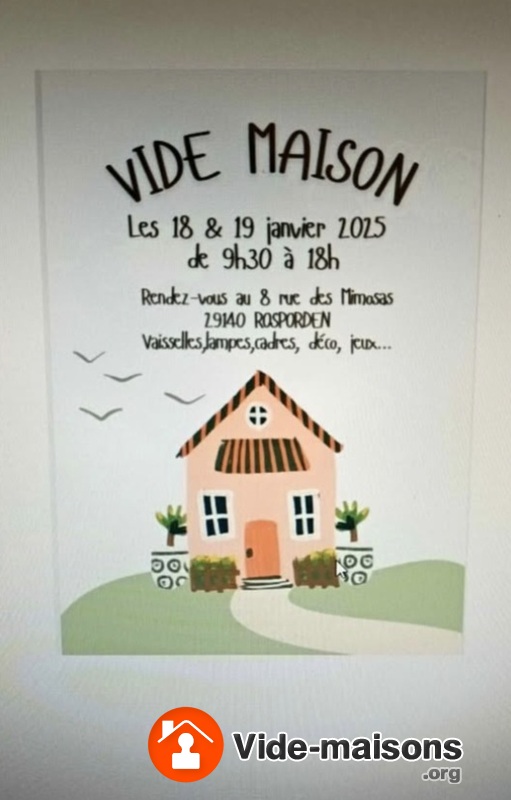 Vide maison Rosporden