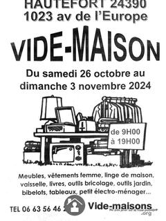 Photo du vide-maison Vide maison saint agnan hautefort