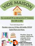 Vide Maison Saint pierre de mons 33 du 25 au 27 octobre