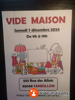 Photo du vide-maison Vide-maison Sandillon